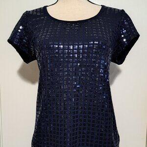 White House Black Market Sequin Top